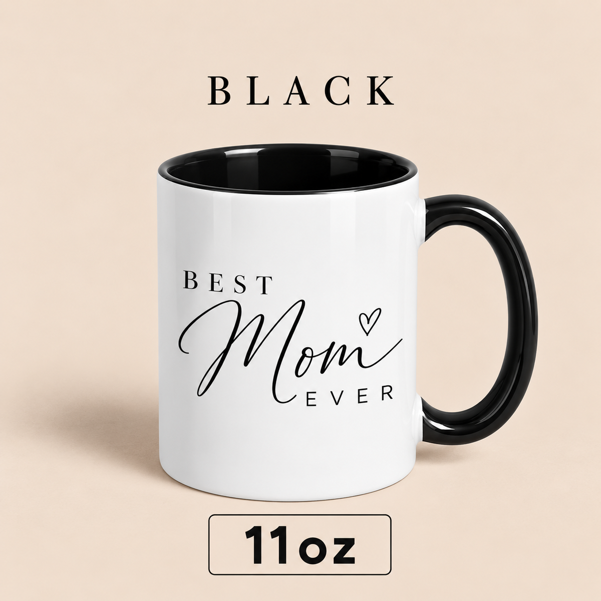 Personalized Best Mom Ever Mug, Custom Mom Title Gift, Mother’s Day Mug for Mom