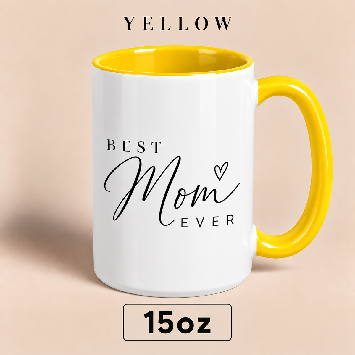 Personalized Best Mom Ever Mug, Custom Mom Title Gift, Mother’s Day Mug for Mom
