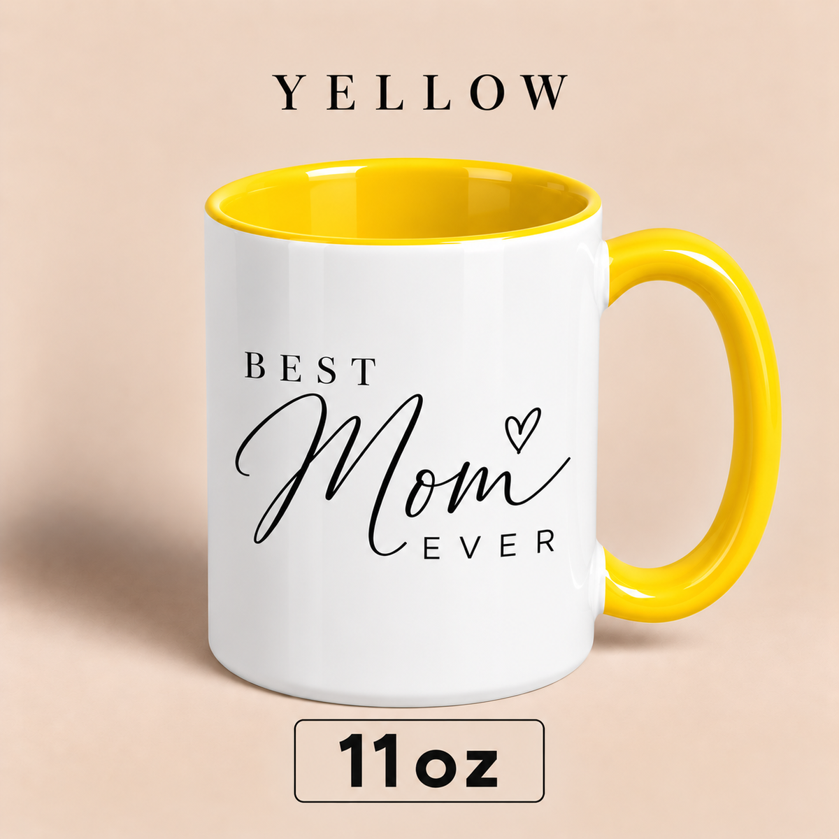 Personalized Best Mom Ever Mug, Custom Mom Title Gift, Mother’s Day Mug for Mom