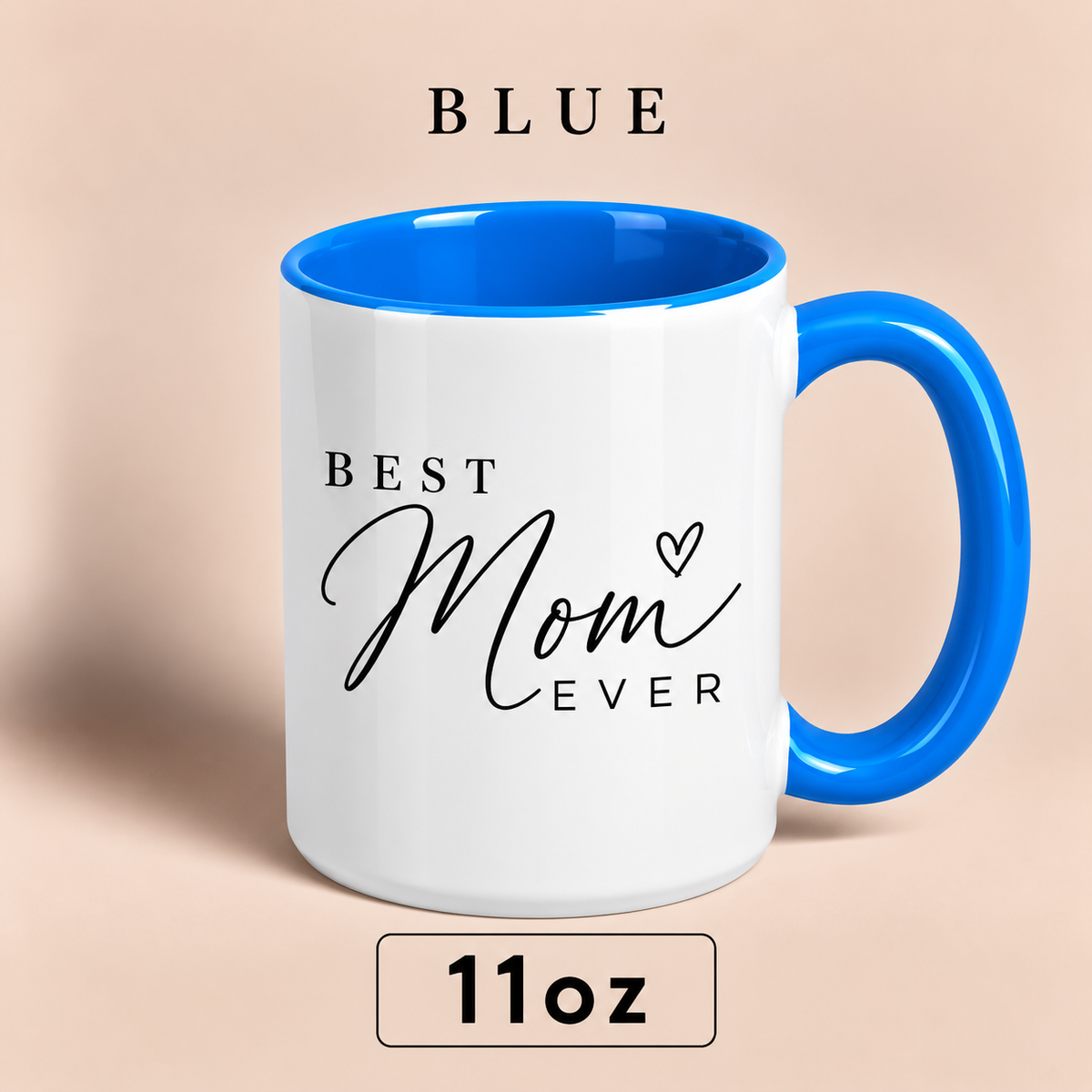 Personalized Best Mom Ever Mug, Custom Mom Title Gift, Mother’s Day Mug for Mom
