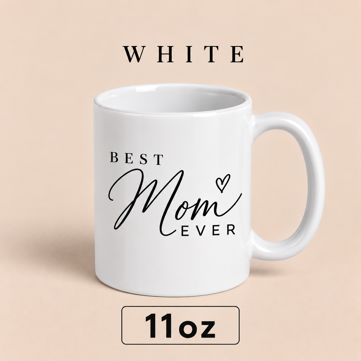 Personalized Best Mom Ever Mug, Custom Mom Title Gift, Mother’s Day Mug for Mom