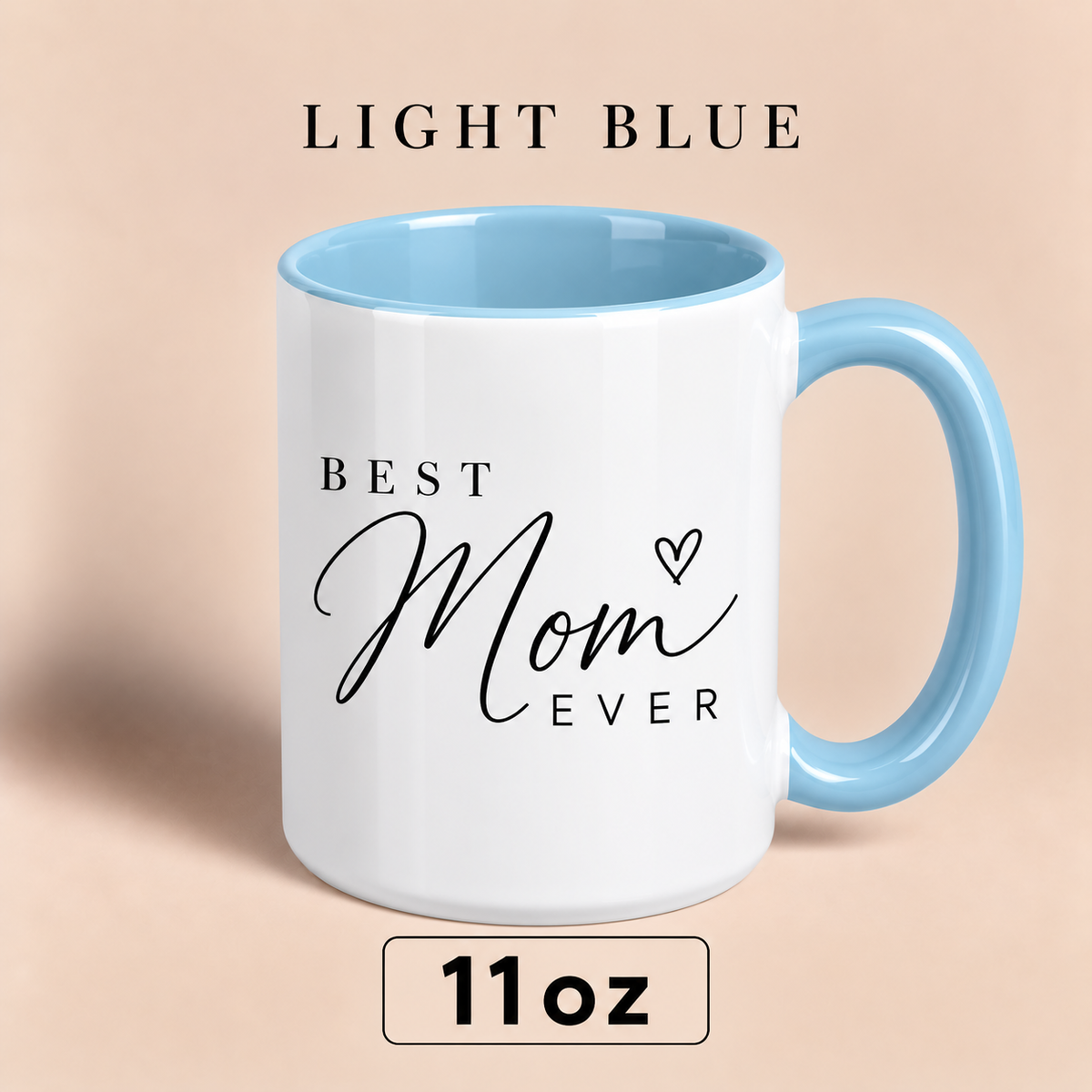 Personalized Best Mom Ever Mug, Custom Mom Title Gift, Mother’s Day Mug for Mom