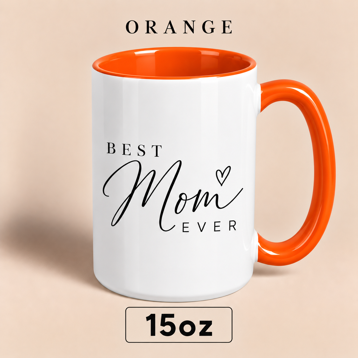 Personalized Best Mom Ever Mug, Custom Mom Title Gift, Mother’s Day Mug for Mom