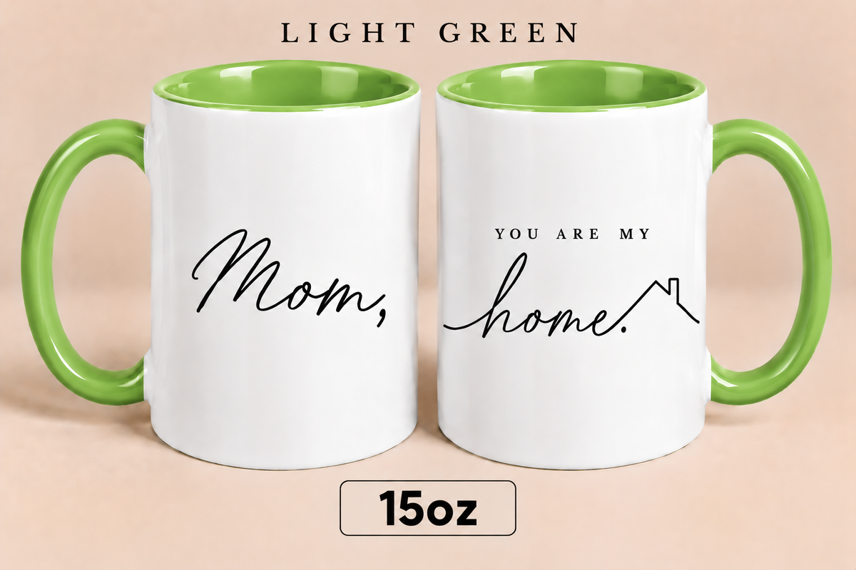 Personalized Mom Home Mug, You Are My Home Mug, Meaningful Mother’s Day Gift for Mom