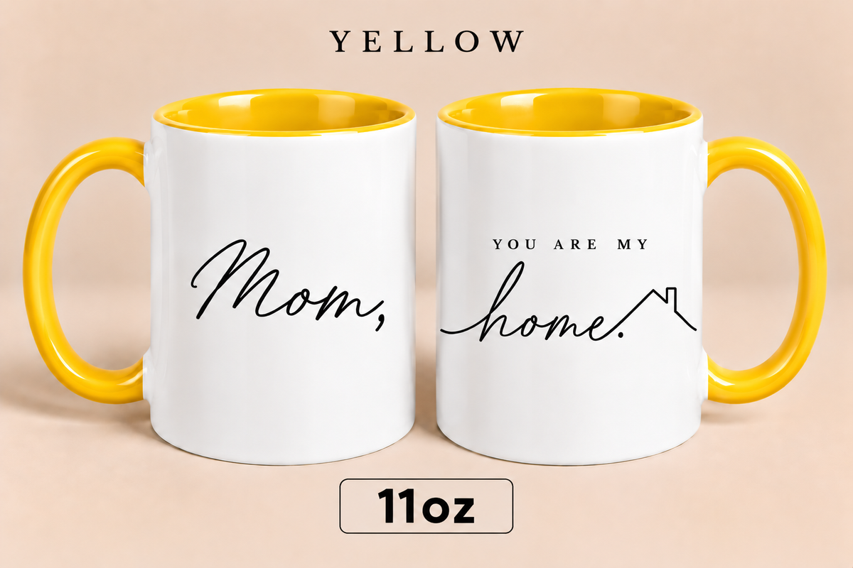 Personalized Mom Home Mug, You Are My Home Mug, Meaningful Mother’s Day Gift for Mom