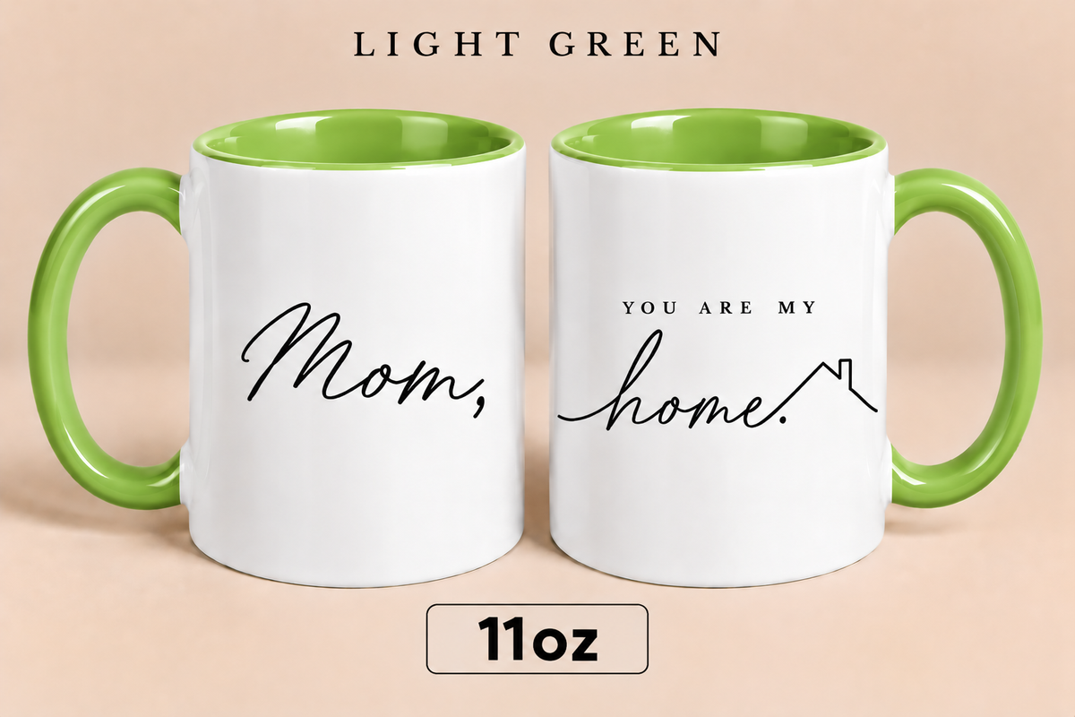 Personalized Mom Home Mug, You Are My Home Mug, Meaningful Mother’s Day Gift for Mom
