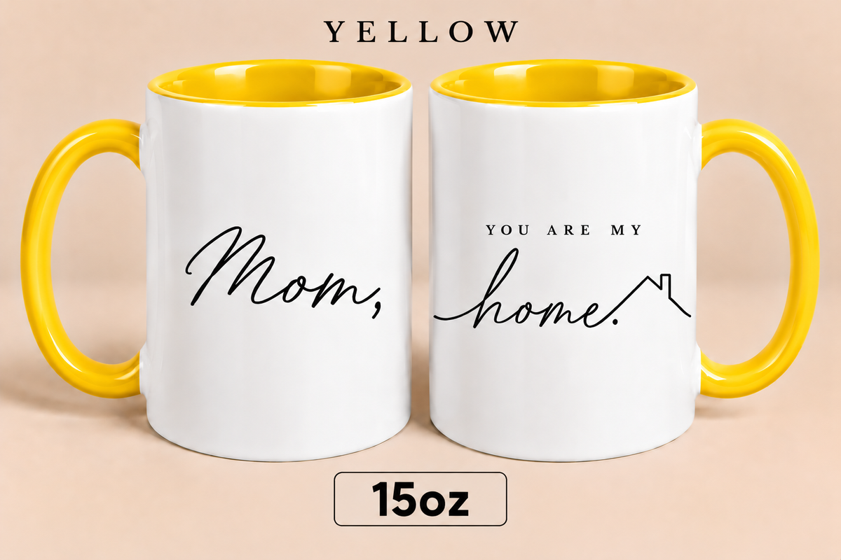 Personalized Mom Home Mug, You Are My Home Mug, Meaningful Mother’s Day Gift for Mom