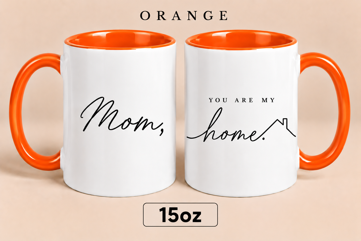 Personalized Mom Home Mug, You Are My Home Mug, Meaningful Mother’s Day Gift for Mom