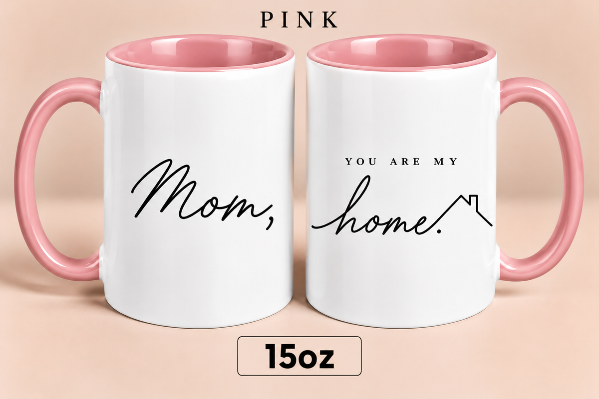 Personalized Mom Home Mug, You Are My Home Mug, Meaningful Mother’s Day Gift for Mom